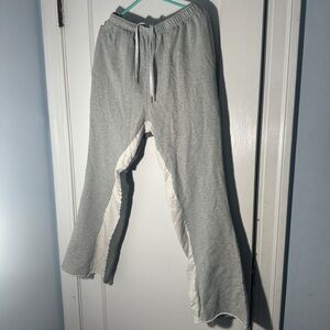 Gray and White Kids Bottoms